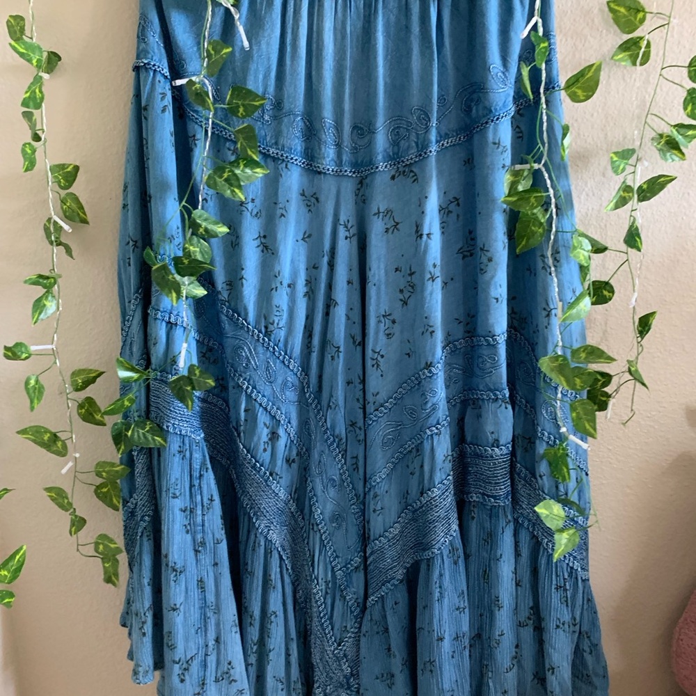 Elegant Blue Women's Skirt